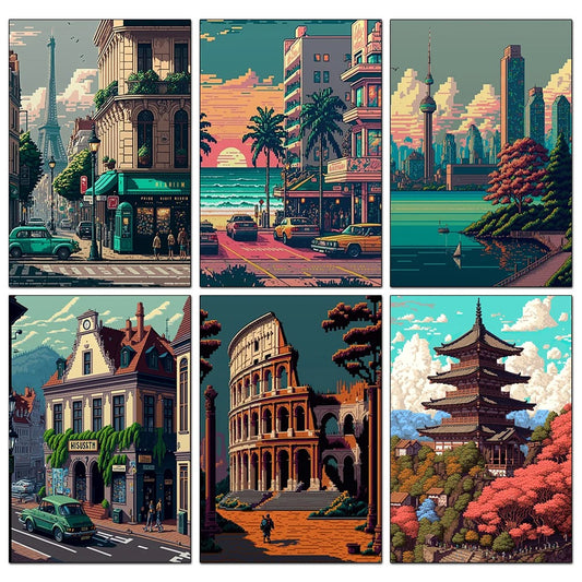 Diamond-Painting-City-Pixel-Art-Collage